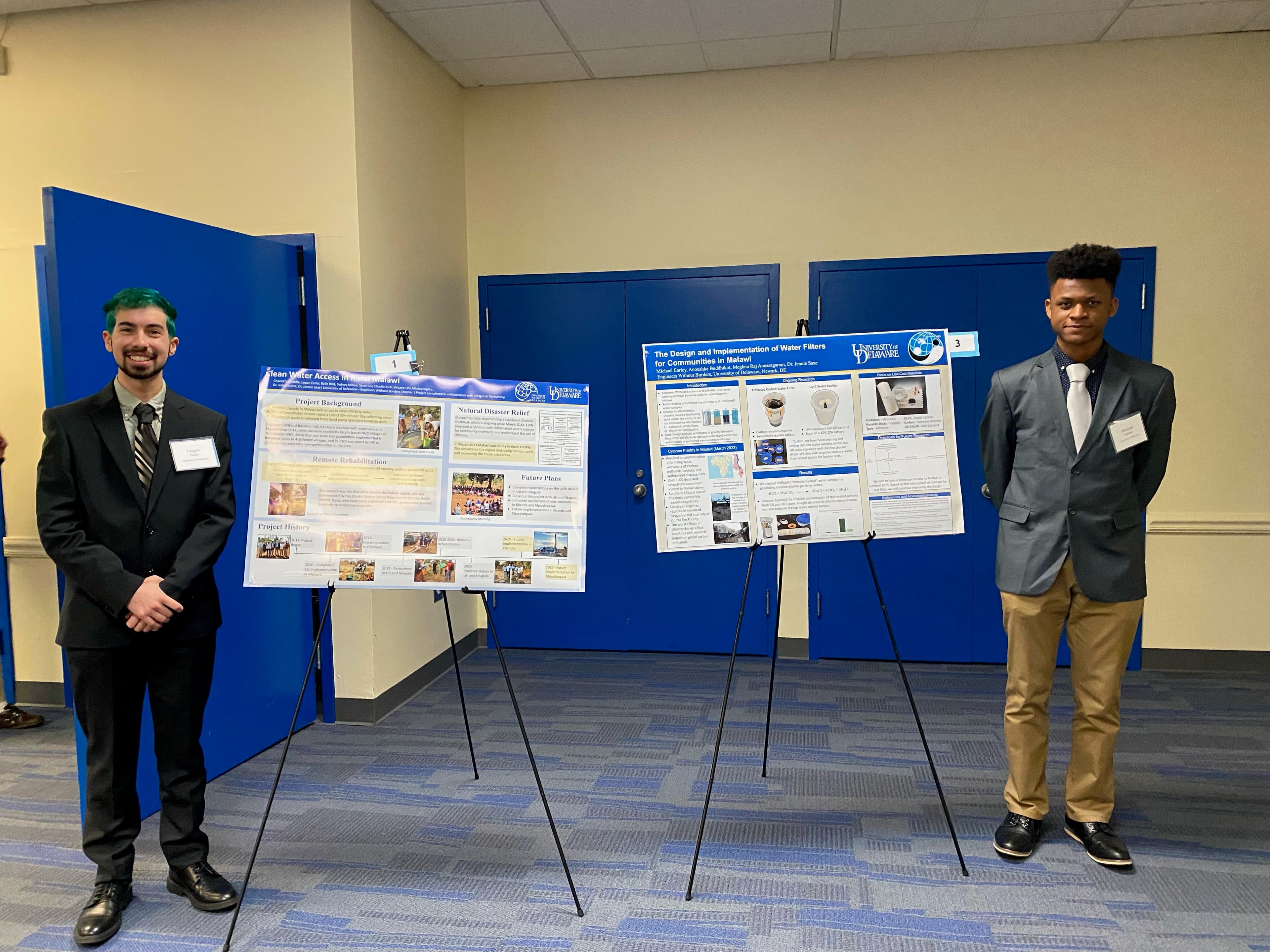 Research team at conference 1