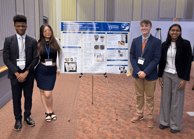 Research team at conference 2